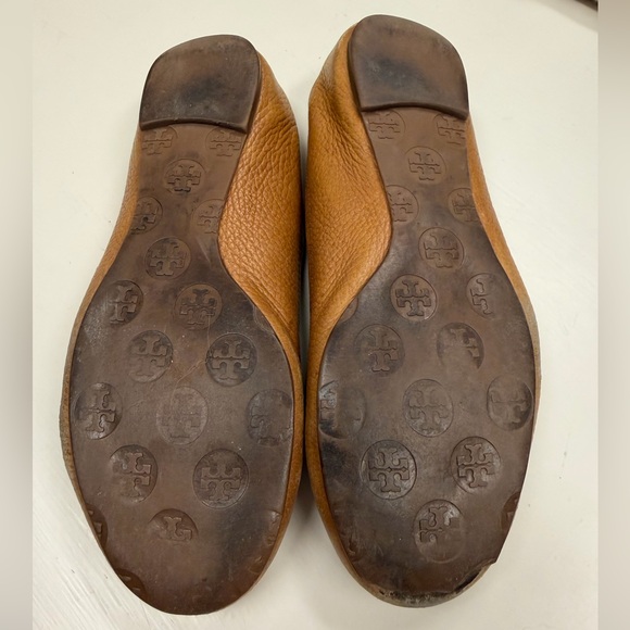 Tory Burch Reva Flats in Cognac - Picture 4 of 4